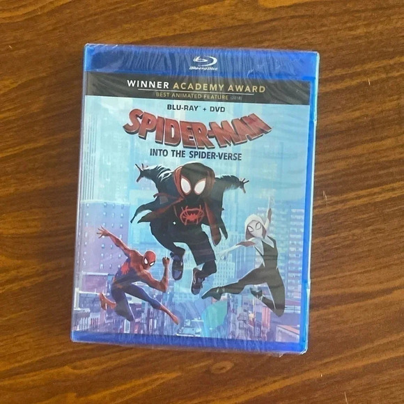Spider-Man Into The Spider-Verse Blue-Ray DVD NWOT - Picture 1 of 2